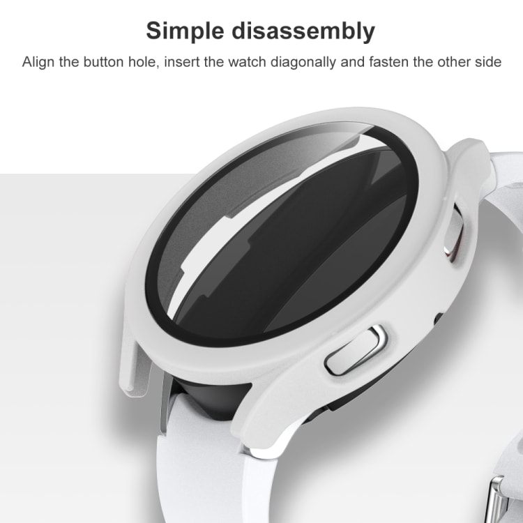 Näytönsuoja & Suojakuori Samsung Galaxy Watch 4 40mm - Valkoinen