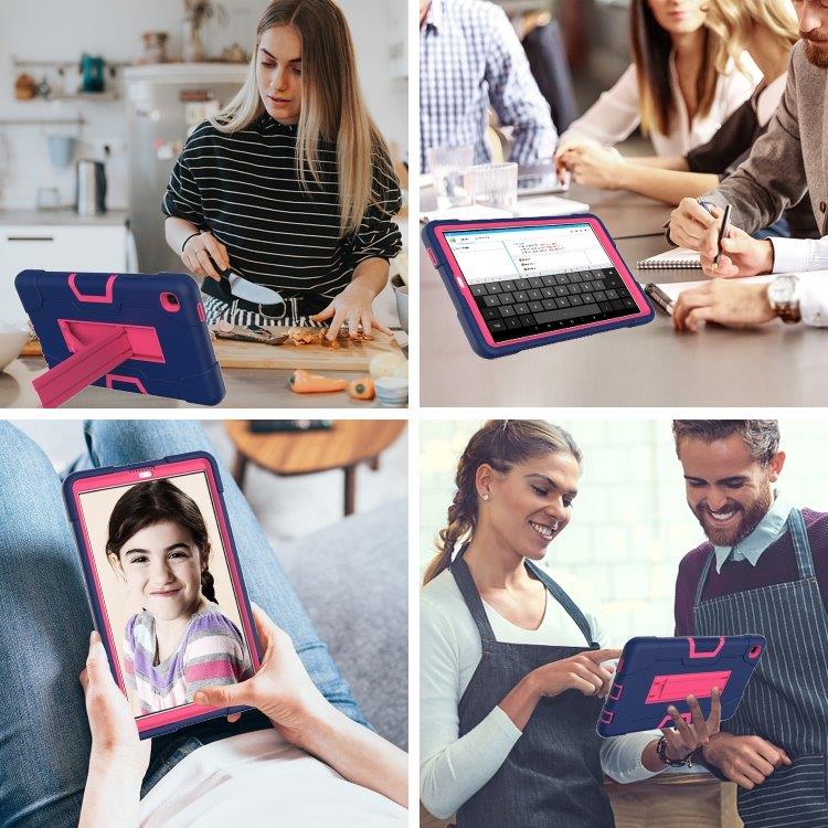 Shockproof Kotelo telineellä Samsung Galaxy Tab A7 10.4 (2020) Sininen/Pinkki