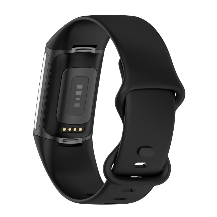 Silikoniranneke Fitbit Charge 5 L - Musta