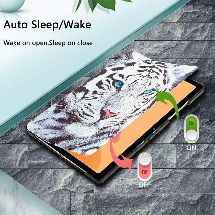 Trifold Design kotelo Samsung Galaxy Tab A7 10.4 2020 - Tiger