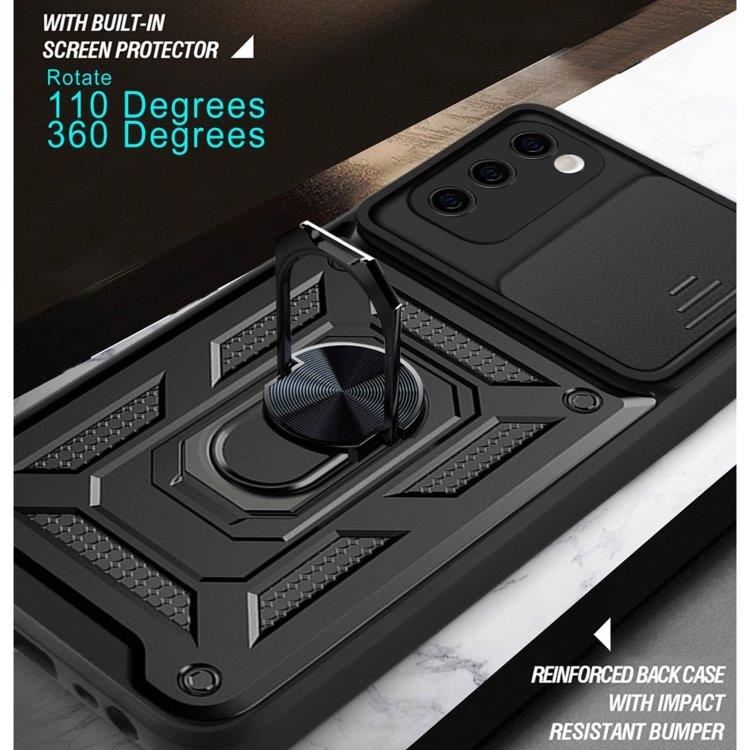 Suojakuori Kamerasuojalla & Magneetilla Samsung Galaxy S20 FE Musta