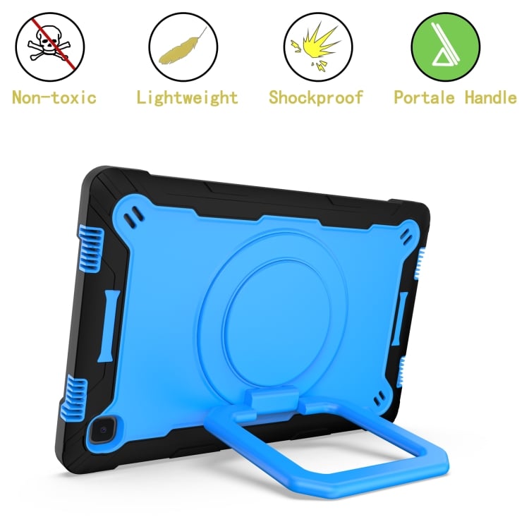 Shockproof 360 Kotelo telineellä Samsung Galaxy Tab A7 10.4 (2020) Musta/Sininen