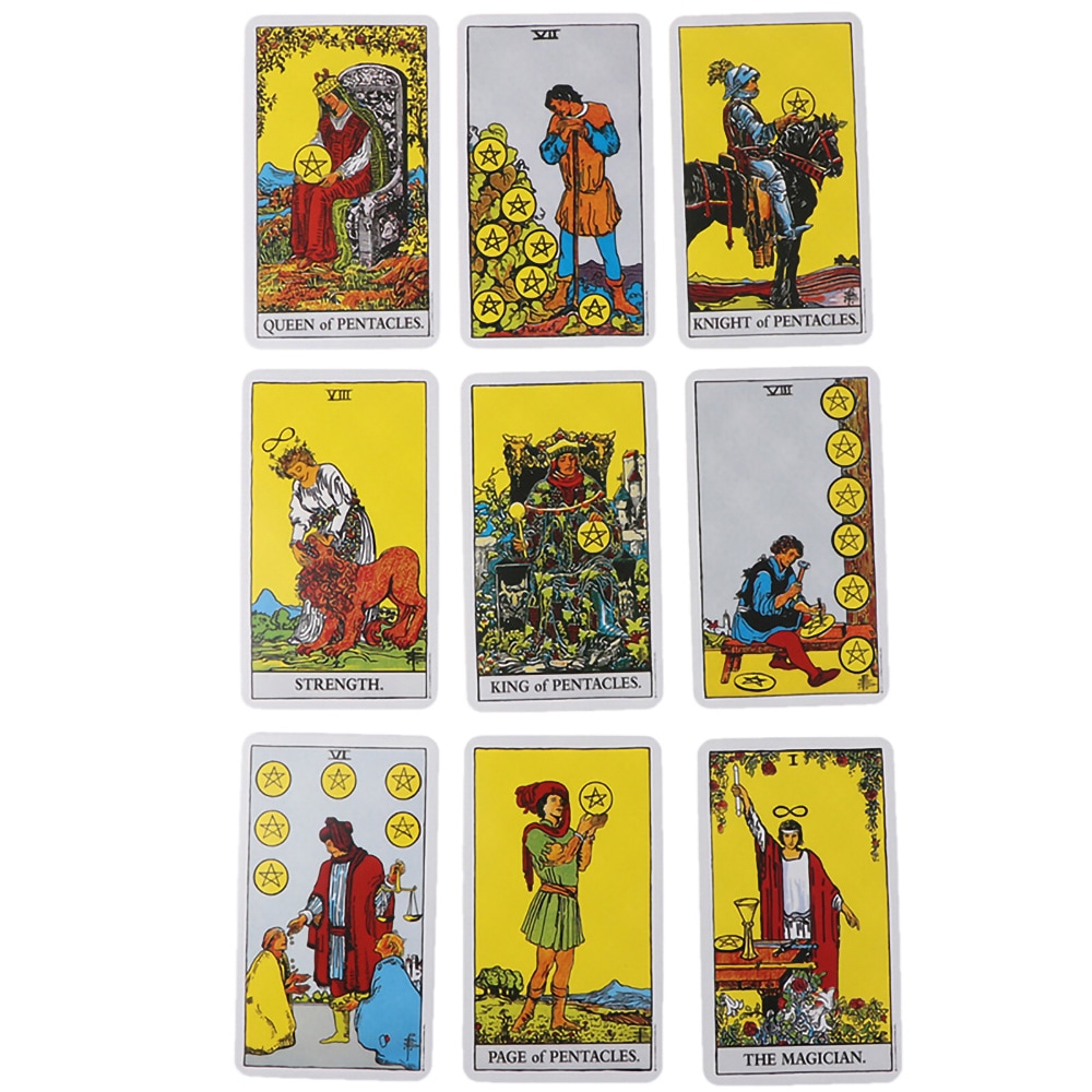 Rider Waite tarotkortit - klassinen tarotpakka, jossa on 78 korttia ja syvä symboliikka