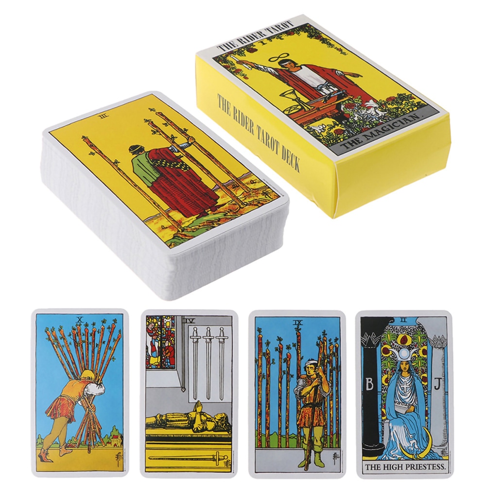 Rider Waite tarotkortit - klassinen tarotpakka, jossa on 78 korttia ja syvä symboliikka