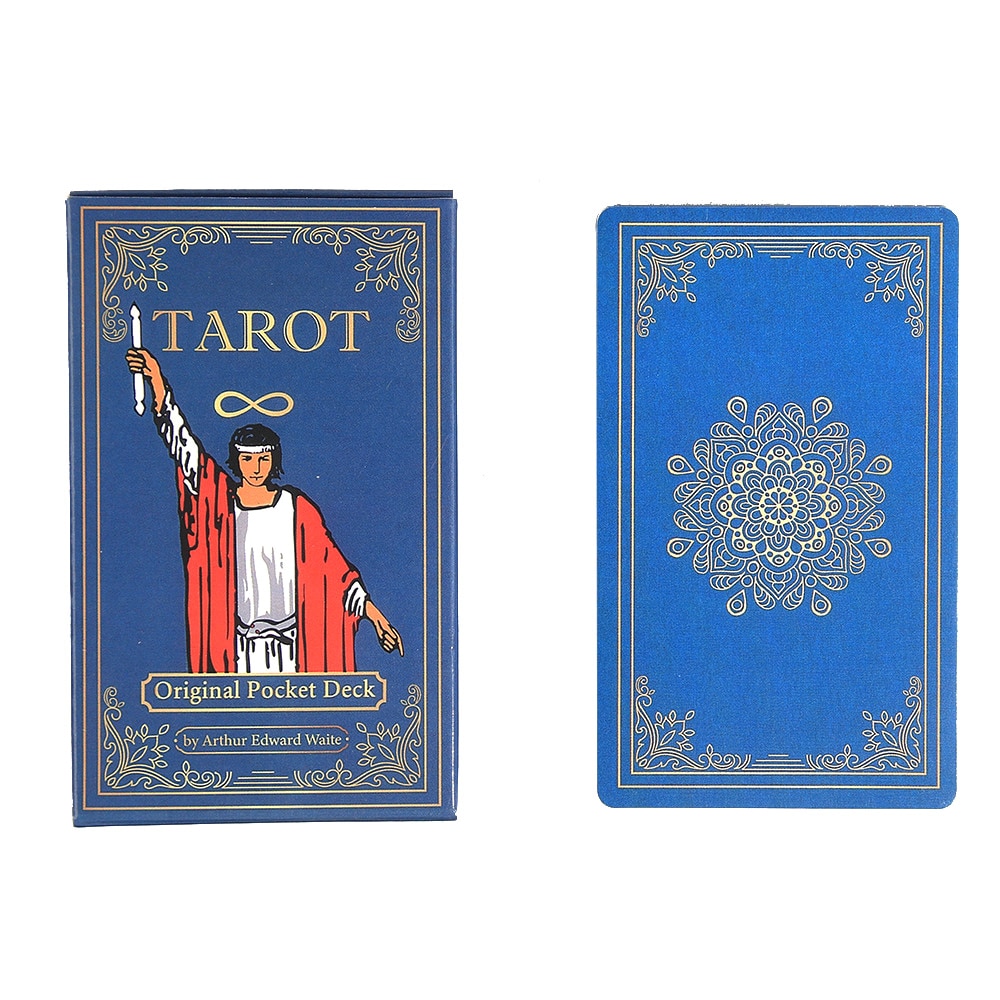 Raider Waite Tarot-kortit (Taskukoko)