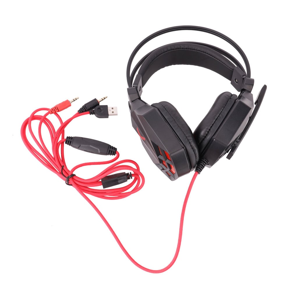 Maxlife Gaming MXGH-200 langalliset kuulokkeet 3,5 mm liitin, musta