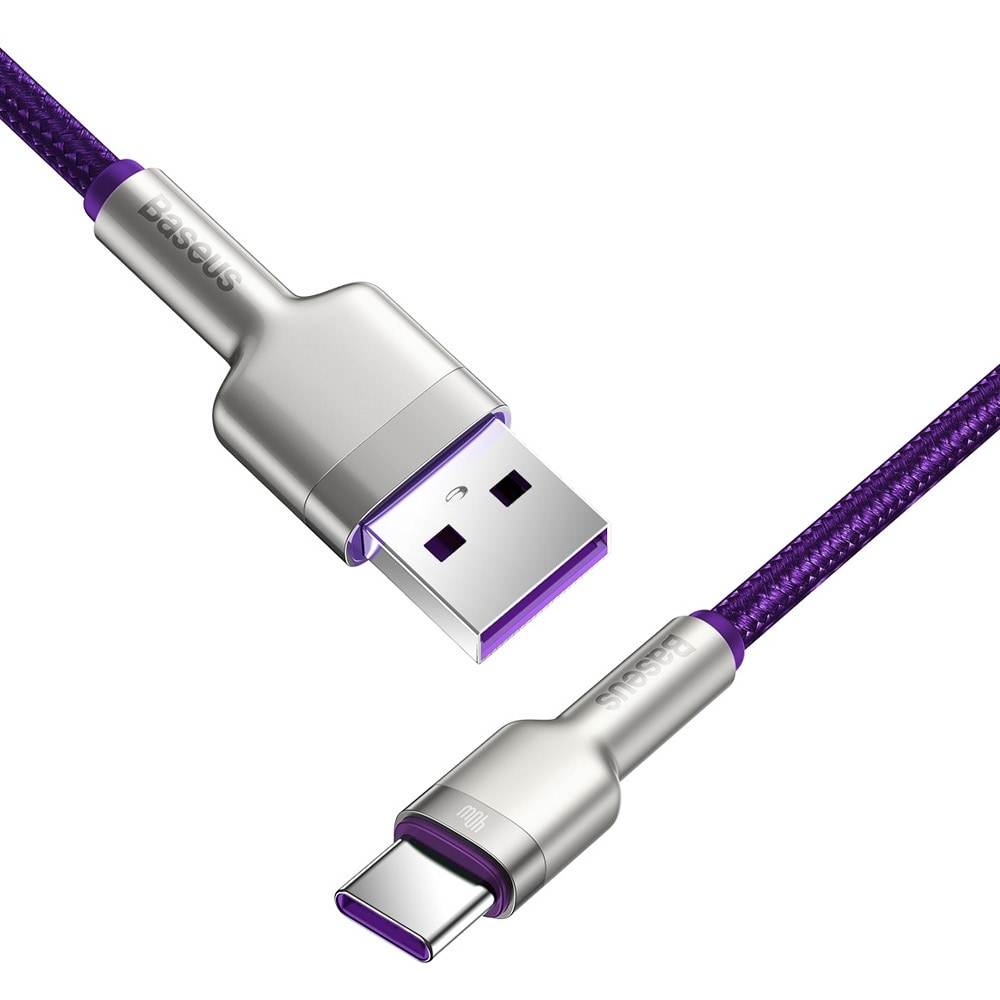 Baseus Cafule Metal USB - USB-C 40W 2 m Liila