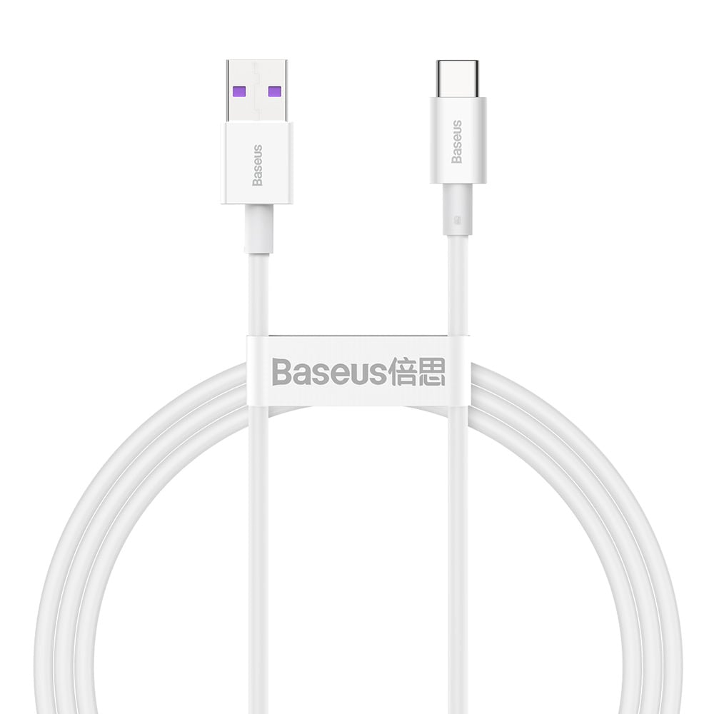Baseus Superior USB - USB-C 66W 1 m Valkoinen