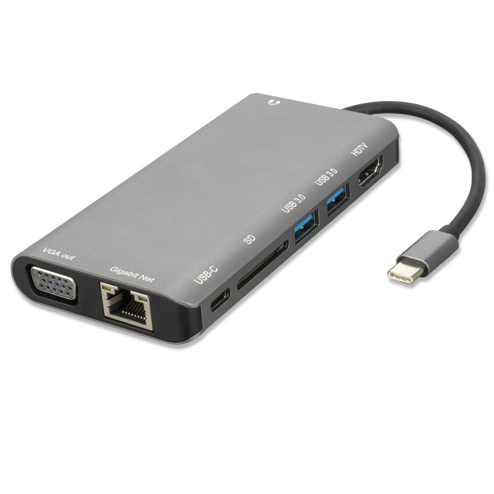 4Smart 8in1 Hub USB-C - Ethernet, HDMI, 2x USB 3.0