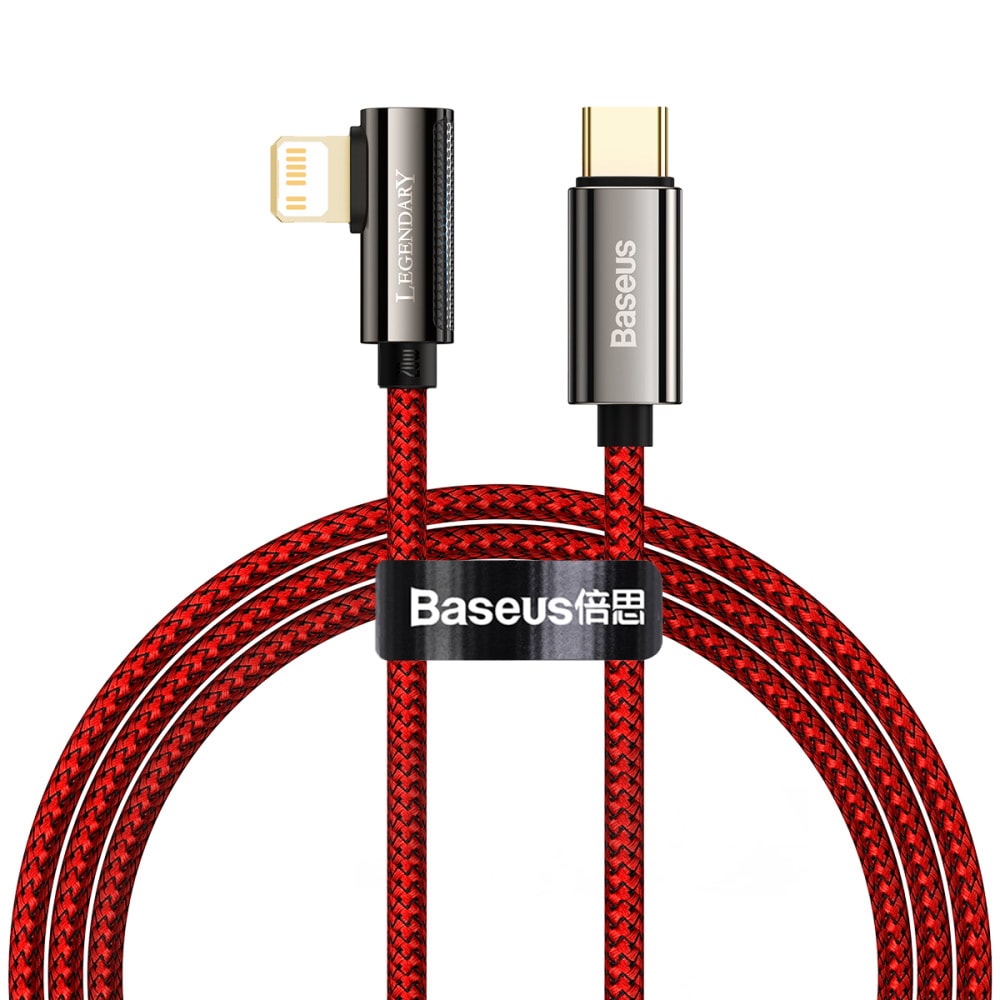 Baseus Legend PD USB-C - Lightning 20W 1m Punainen