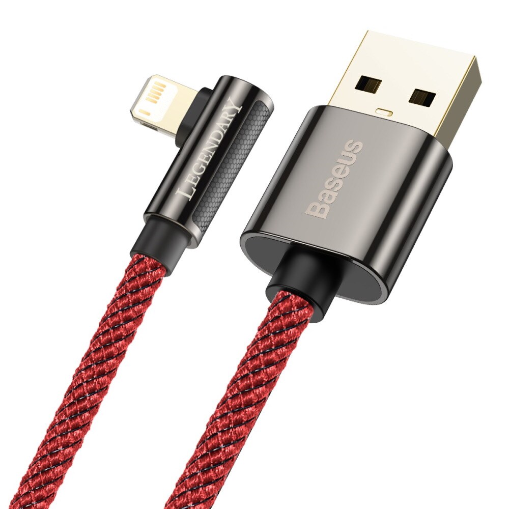 Baseus Legend USB - Lightning 2,4A 1m Punainen