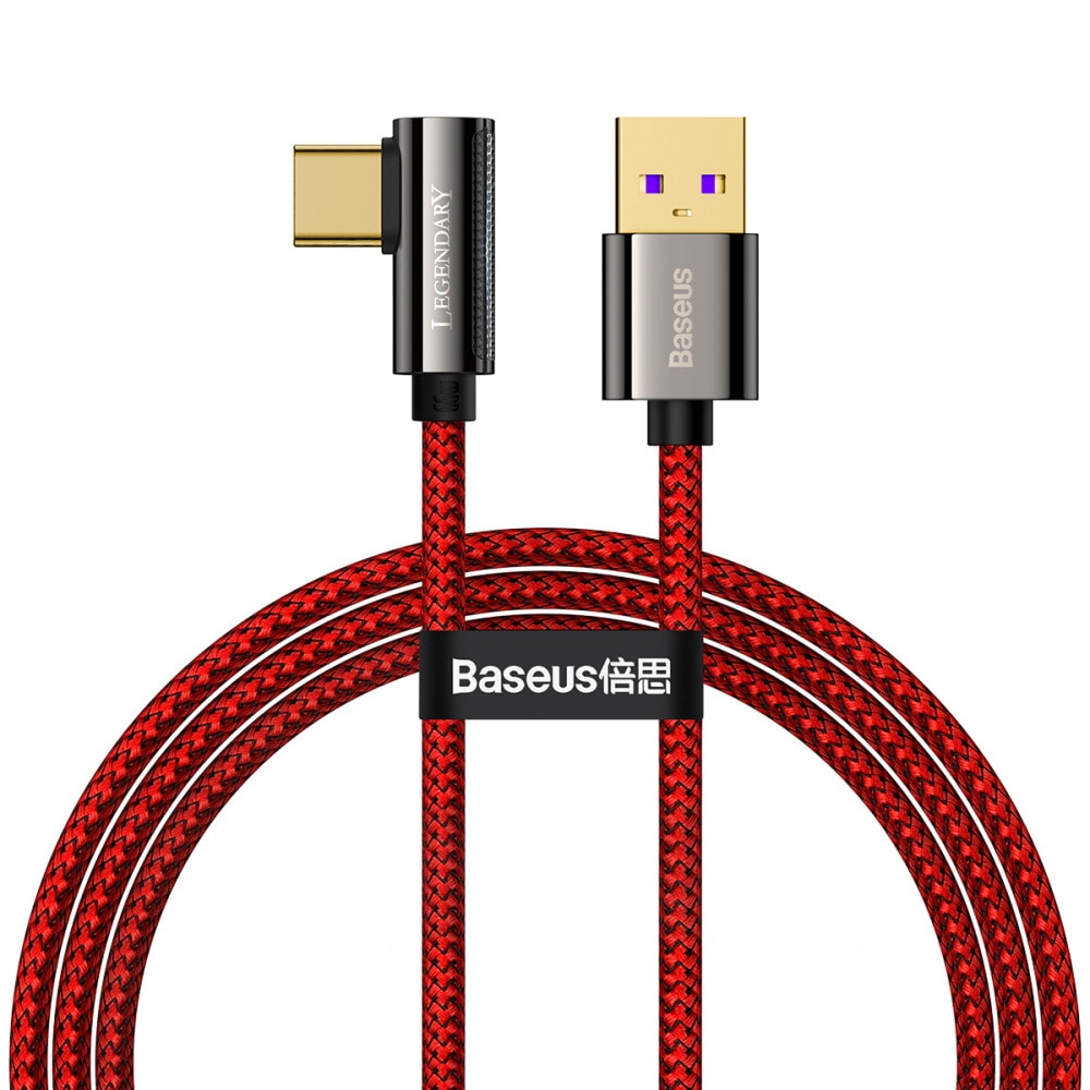Baseus Legend USB - USB-C 66W 1m Punainen