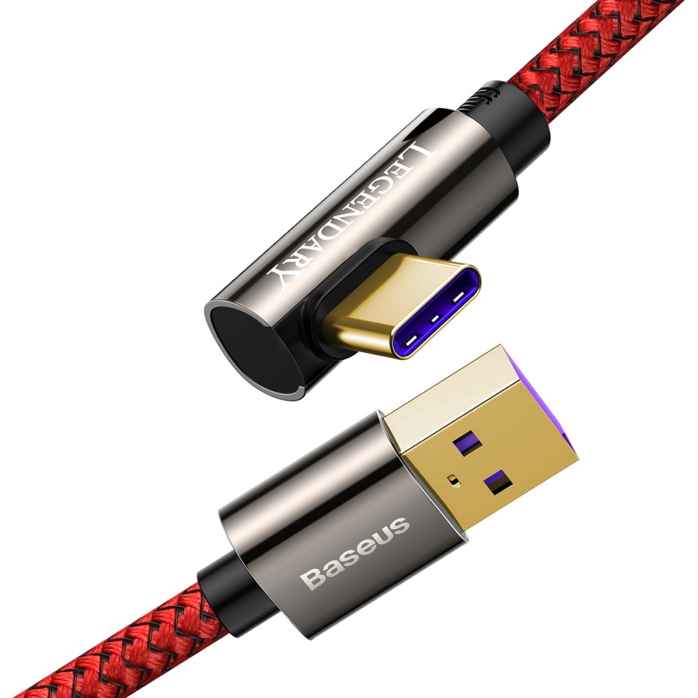 Baseus Legend USB - USB-C 66W 2m Punainen