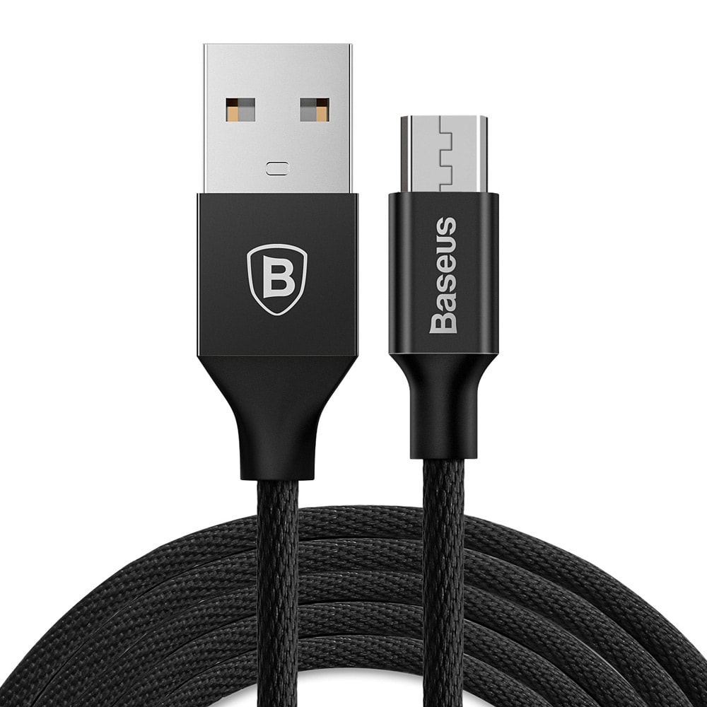 Baseus Yiven USB - microUSB 2A 1,5m Musta