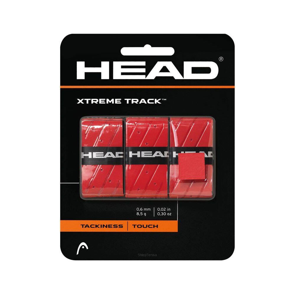 Head Xtreme Track Overgrips - Punainen 3-pakkaus