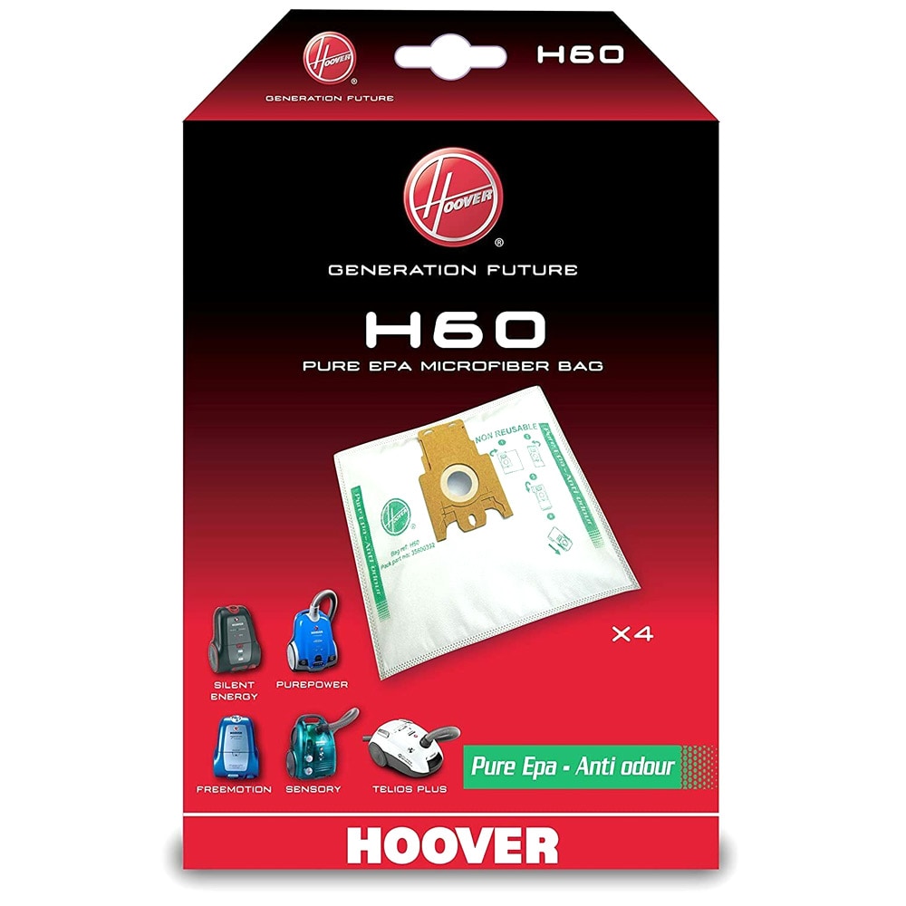 Hoover H60 Pölypussit 4-pakkaus