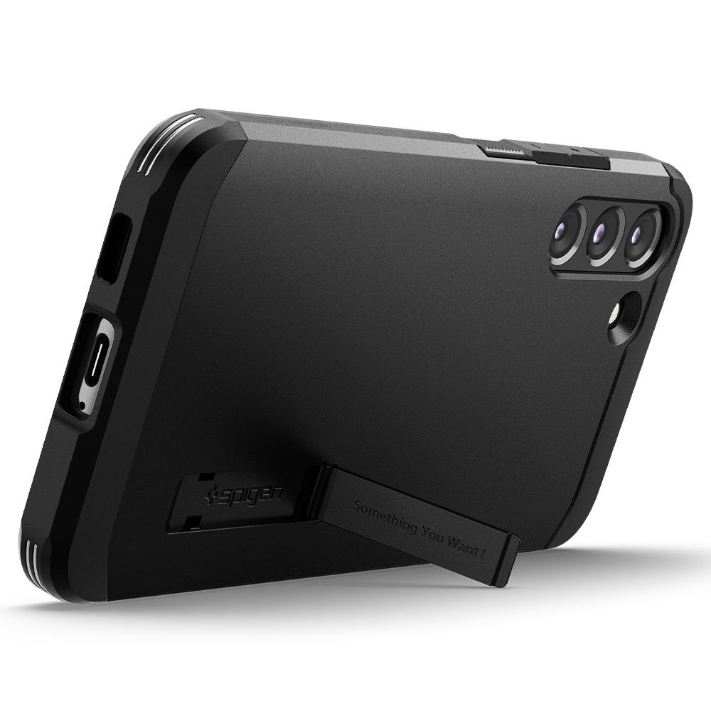 Spigen Tough Armor matkapuhelimen kuori Samsung Galaxy S22 - Musta