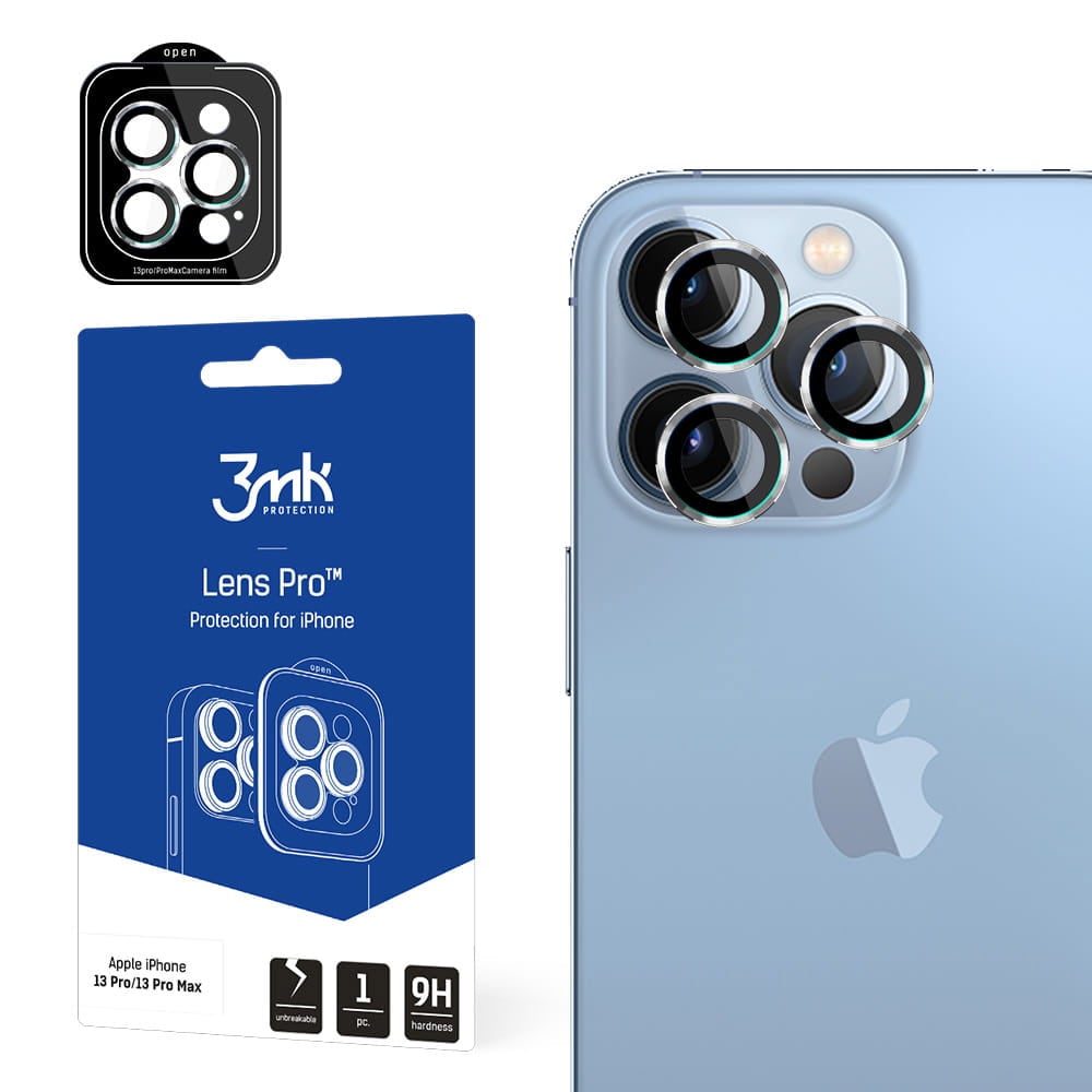 3mk Linssisuoja Kameraan mallille iPhone 13 Pro / 13 Pro Max