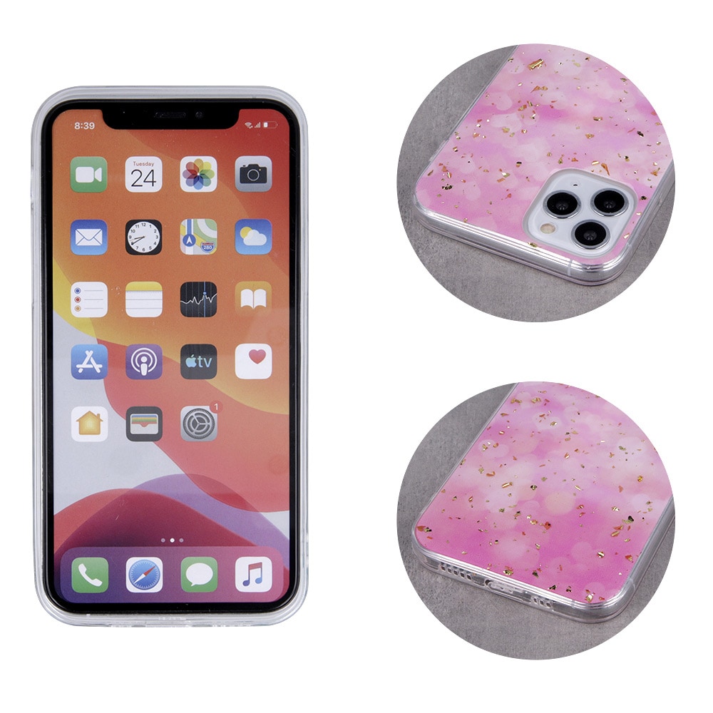 Kimalteleva takakuori iPhone 12 Mini Pinkki