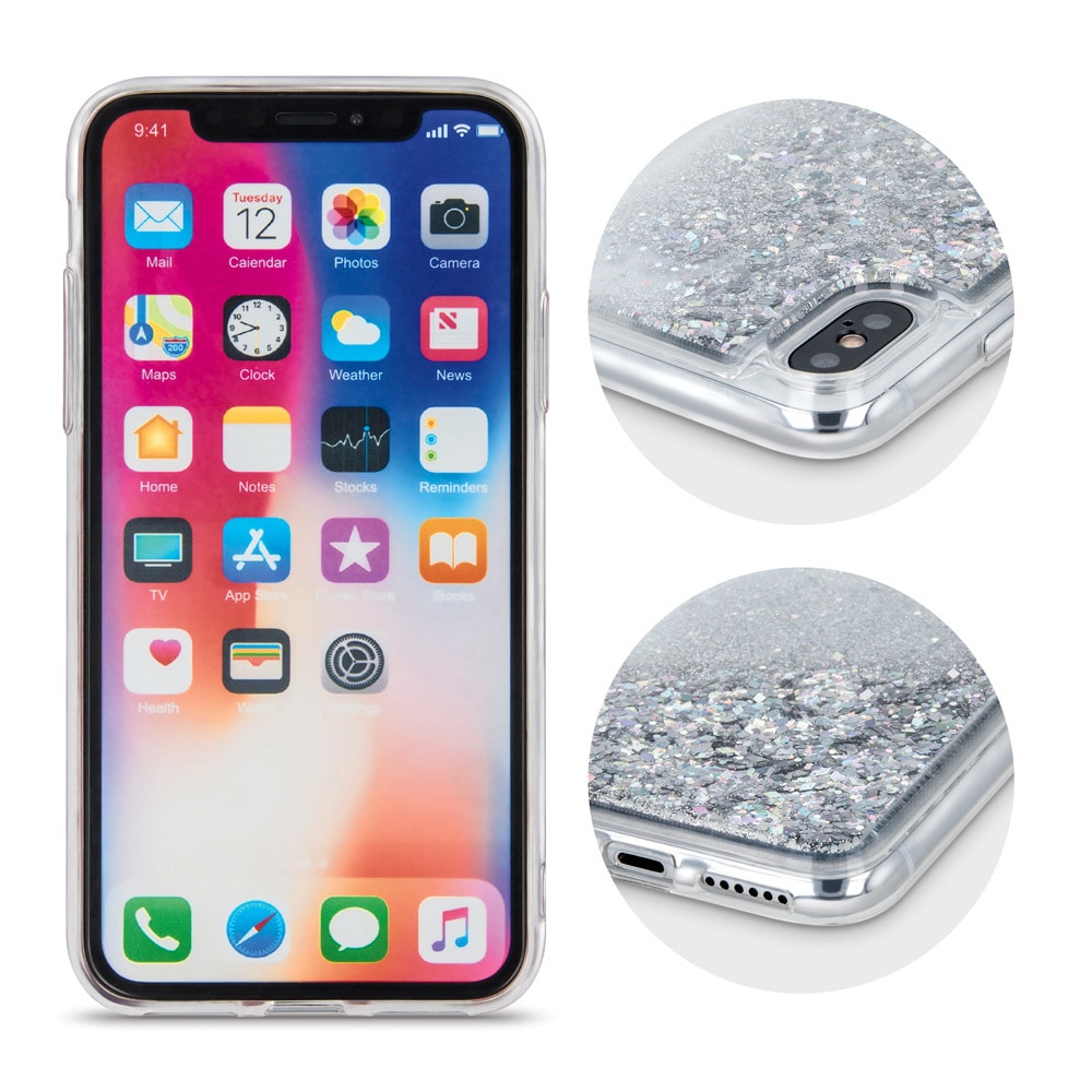 Glitter kotelo iPhone 7 / 8 / SE 2020 / SE 2022 Hopea