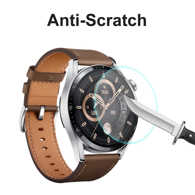Näytönsuoja karkaistua lasia Huawei Watch GT 3 46 mm - 2-pakkaus