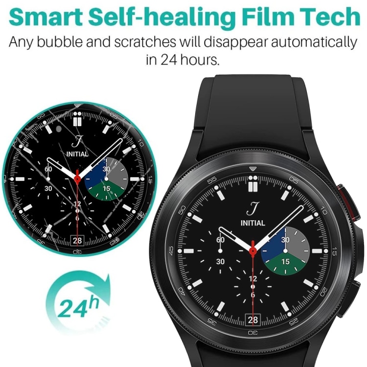 Hydrogeelillä varustettu näytönsuoja mallille Samsung Galaxy Watch4 40mm