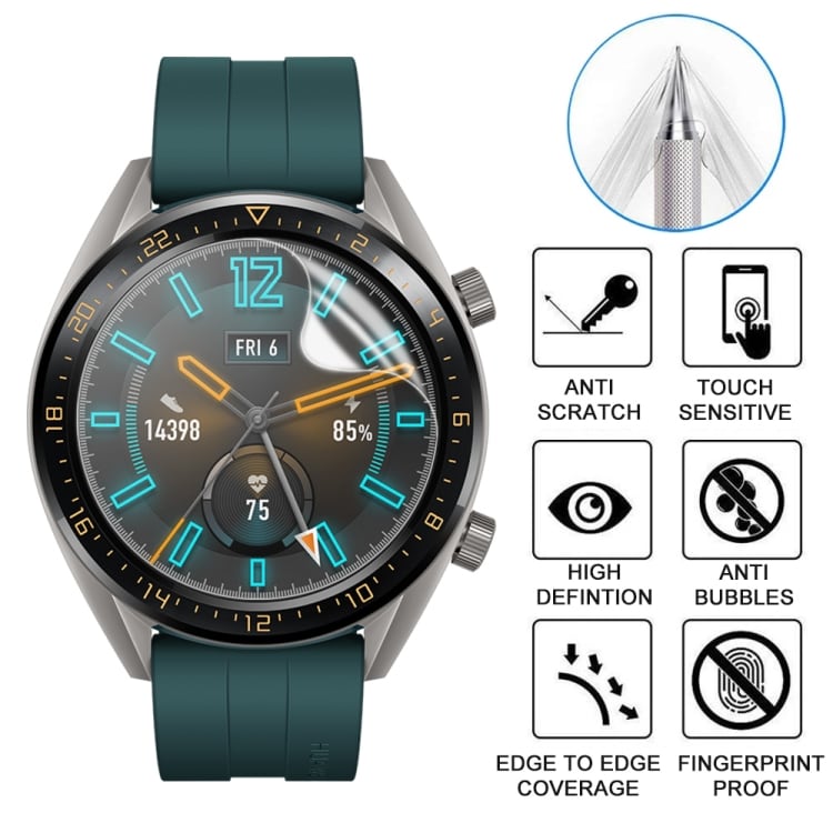 Hydrogeelillä varustettu näytönsuoja mallille Huawei Watch GT Active