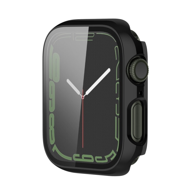 Iskunkestävä näytönsuoja mallille Apple Watch Series 7 45mm - Musta