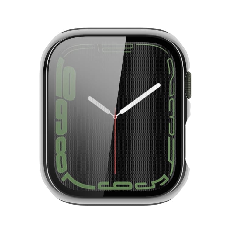 Iskunkestävä näytönsuoja mallille Apple Watch Series 7 41mm - Hopea