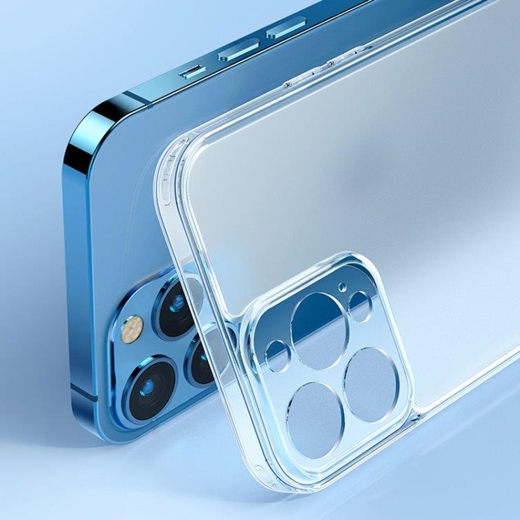Läpinäkyvä kuori karkaistua lasia mallille iPhone 13 Pro Max
