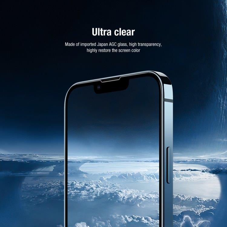 Näytönsuoja karkaistulla lasilla ja linssisuojalla mallille iPhone 13