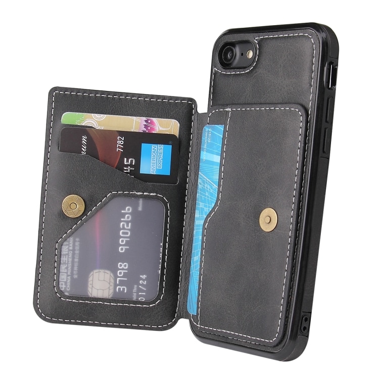 Magneettinen lompakkokotelo iPhone 7/8/SE 2020/SE 2022