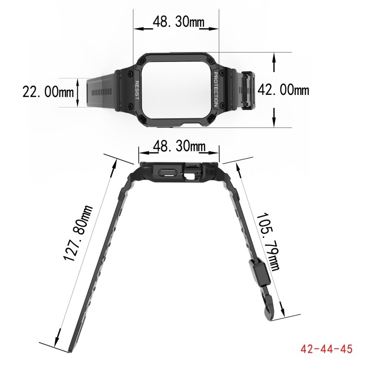 Silikoniranneke mallille Apple Watch 7 45mm / 6&SE&5&4 44mm / 3&2&1 42mm Valkoinen
