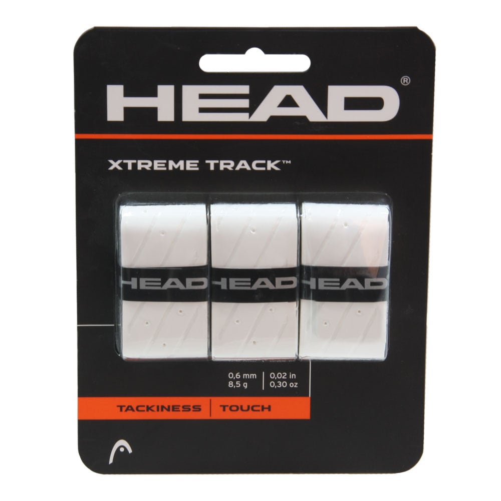 Head Xtreme Track Overgrips - Valkoinen 3-pakkaus