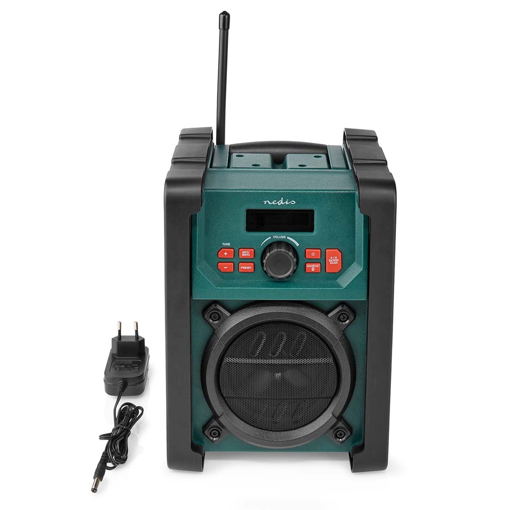 Nedis DAB+ Radio Bluetoothilla ja herätyskellolla