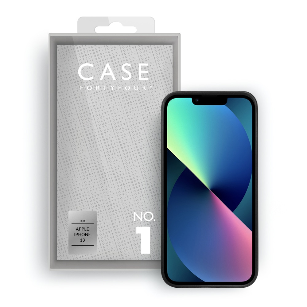 Case Fortyfour No.1 Case Apple iPhone 13 Musta