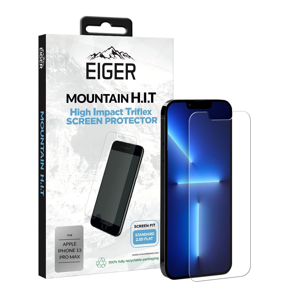 Eiger Mountain H.I.T Screen Protector Apple iPhone 13 Pro Max Kirkas