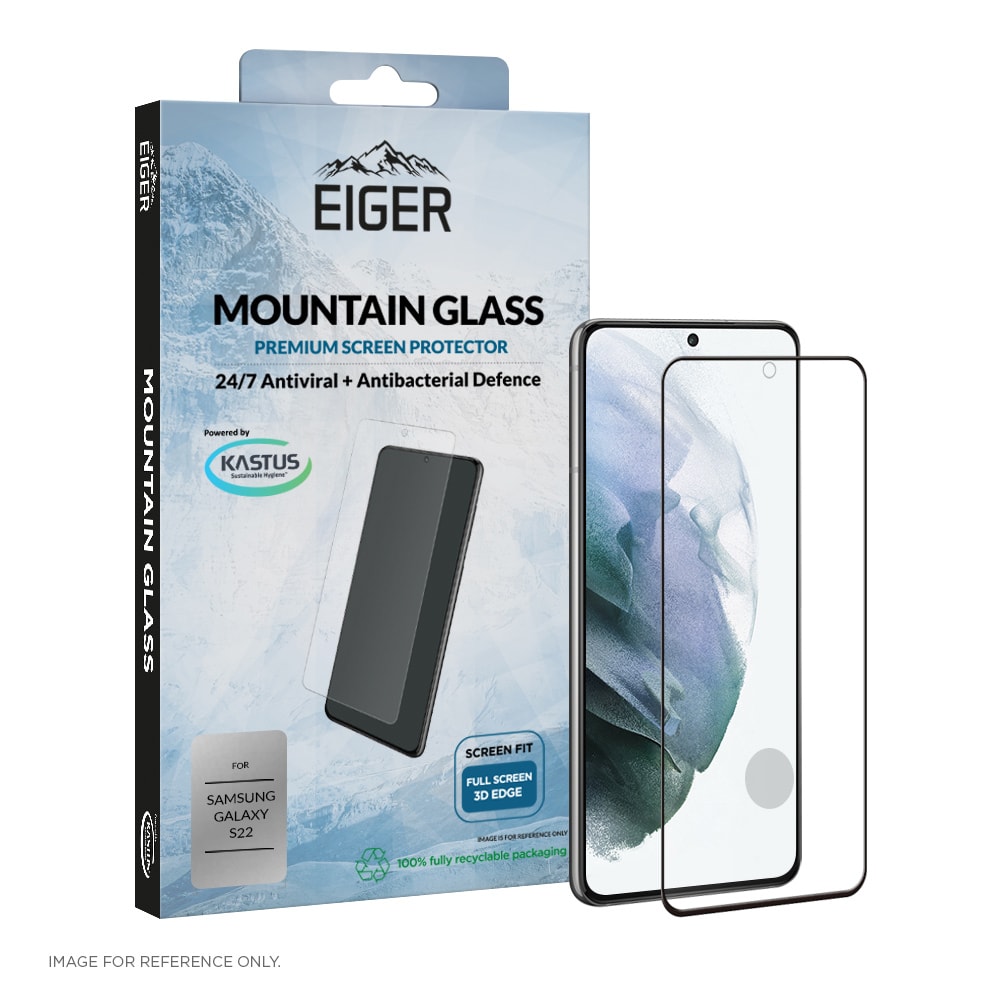 Eiger Mountain Glass Screen Protector 3D Samsung Galaxy S22
