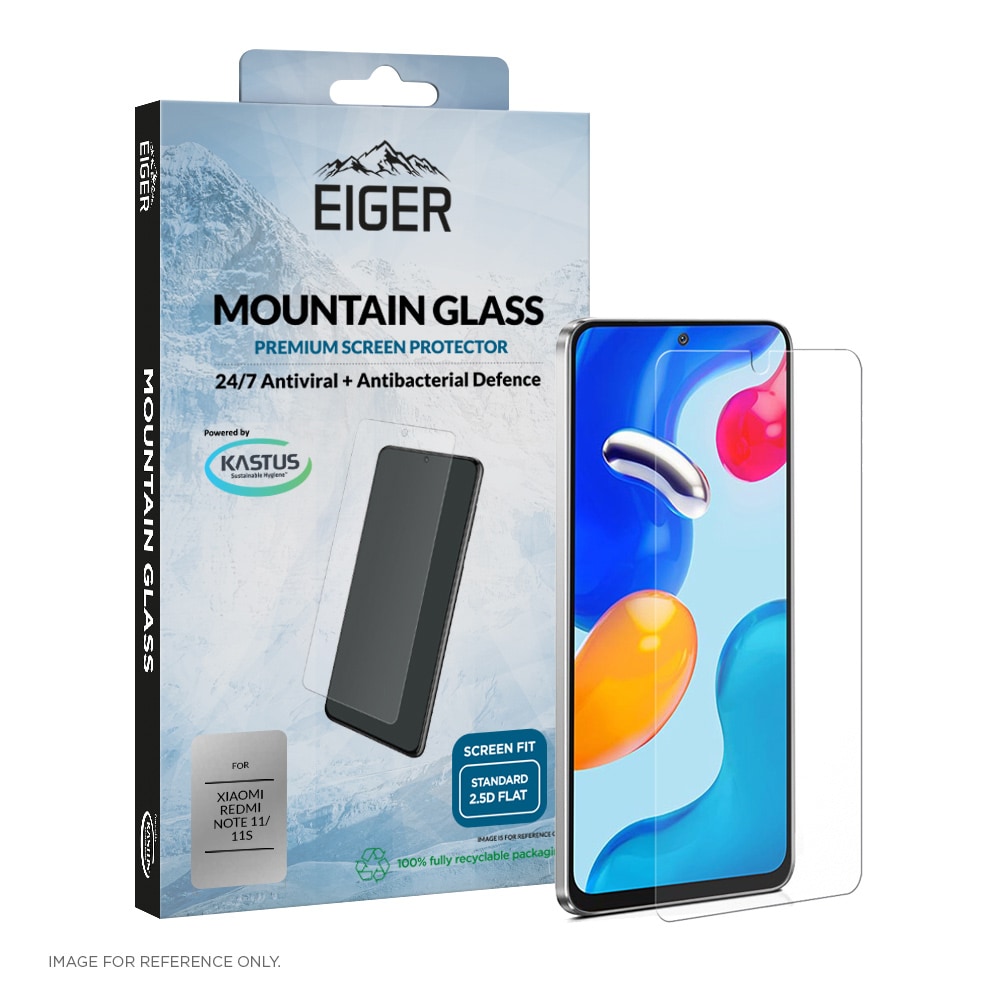 Eiger Mountain Glass 2.5D Screen Protector Xiaomi Redmi Note 11 / 11S Kirkas