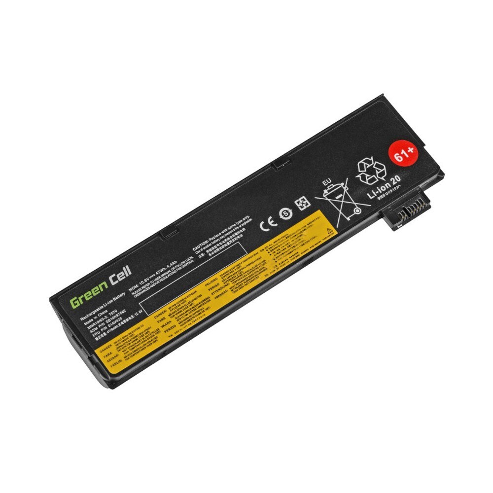 Green Cell Kannettavan tietokoneen akku 01AV424 mallille Lenovo ThinkPad T470 T570 A475 P51S T25l