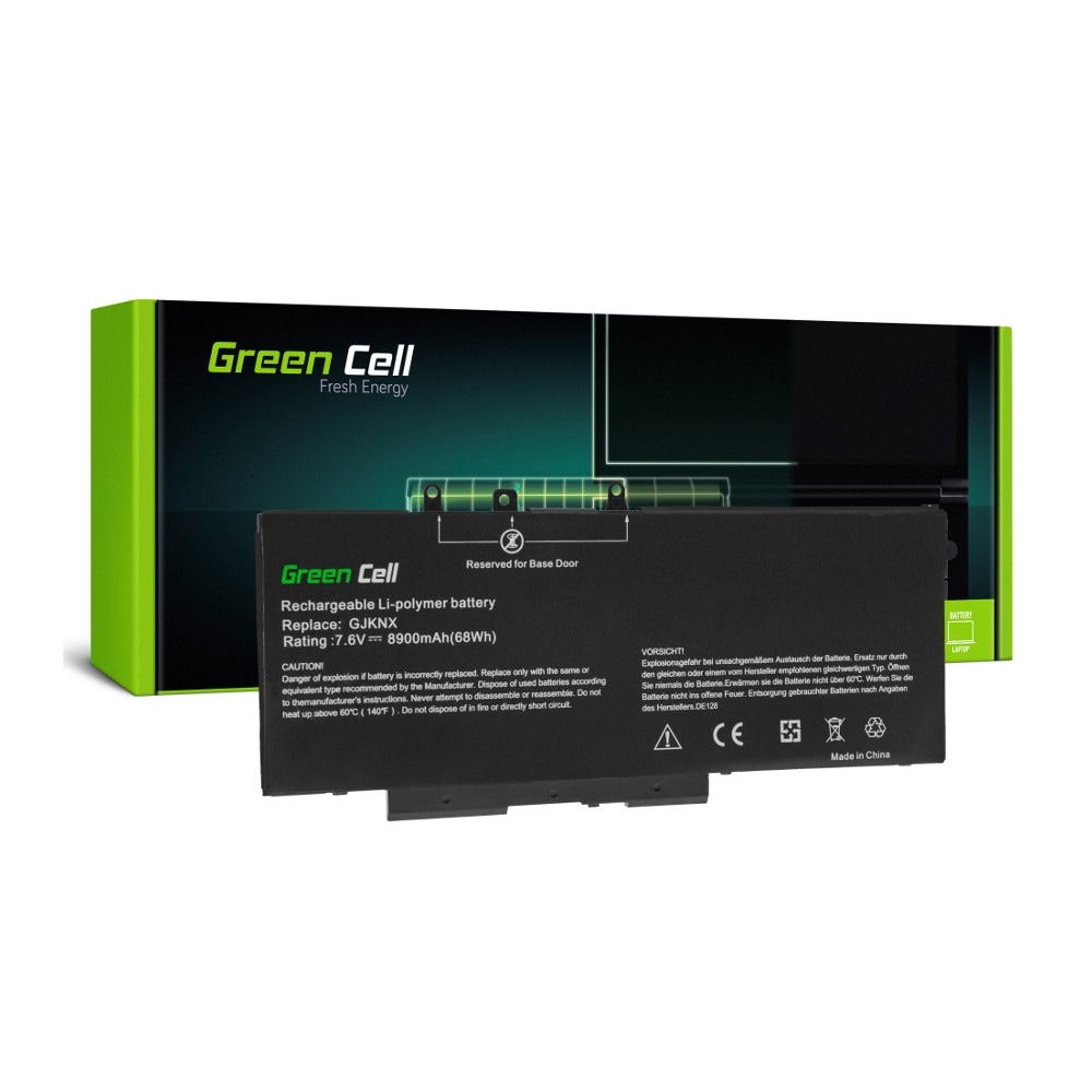 Green Cell Kannettavan tietokoneen akku 93FTF GJKNX mallille Dell Latitude 5280 5290 5480 5490 5491 5495 5580 5590 5591