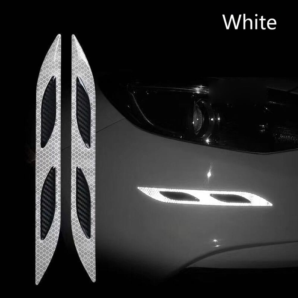 Heijastavat tarrat autoon - Valkoinen