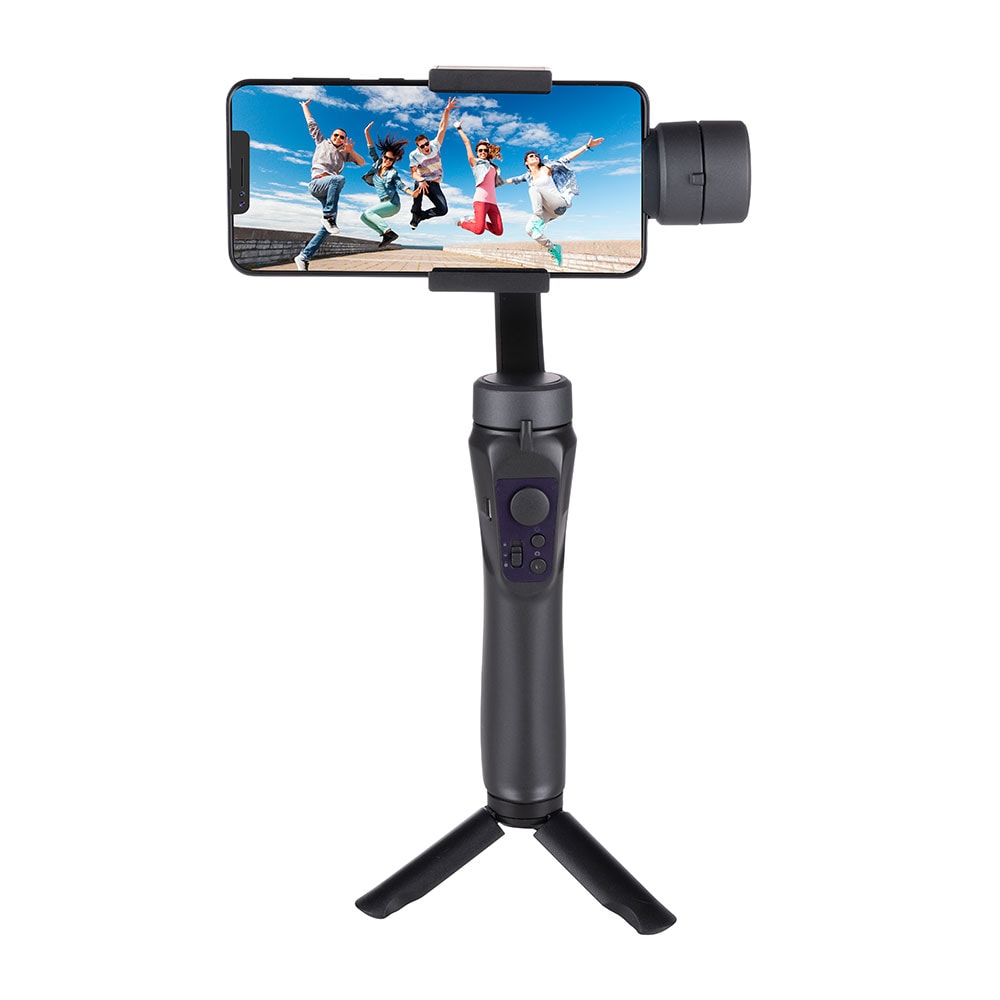 Grundig Selfie-keppi jalustalla, Bluetoothilla ja 3-akselin vakauksella