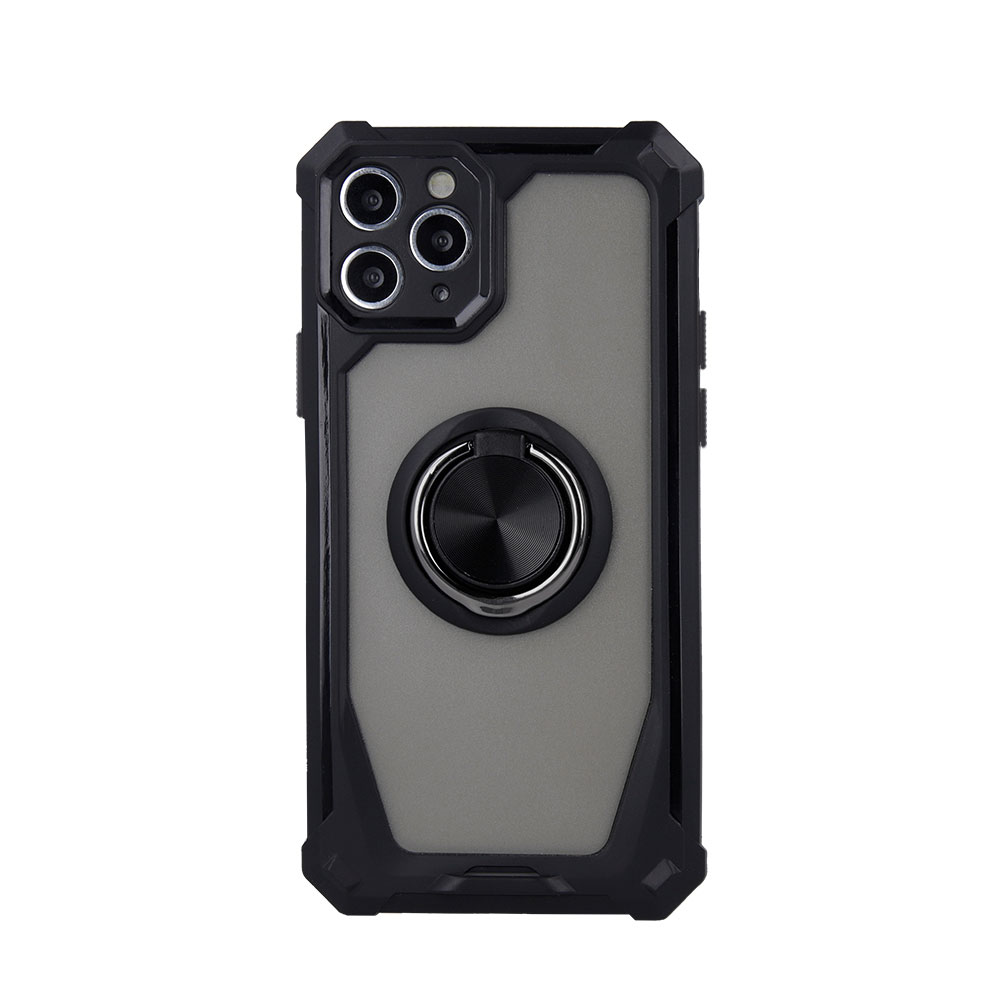 Defender Grip kuori iPhone 12 Pro Max 6,7" - Musta