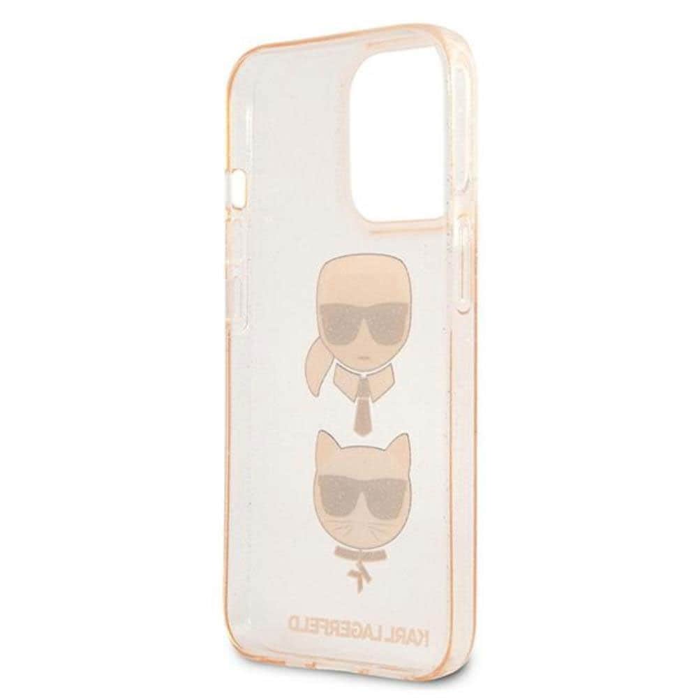 Karl Lagerfeld kuori iPhone 13 Pro Max 6,7" - Kulta/Glitter
