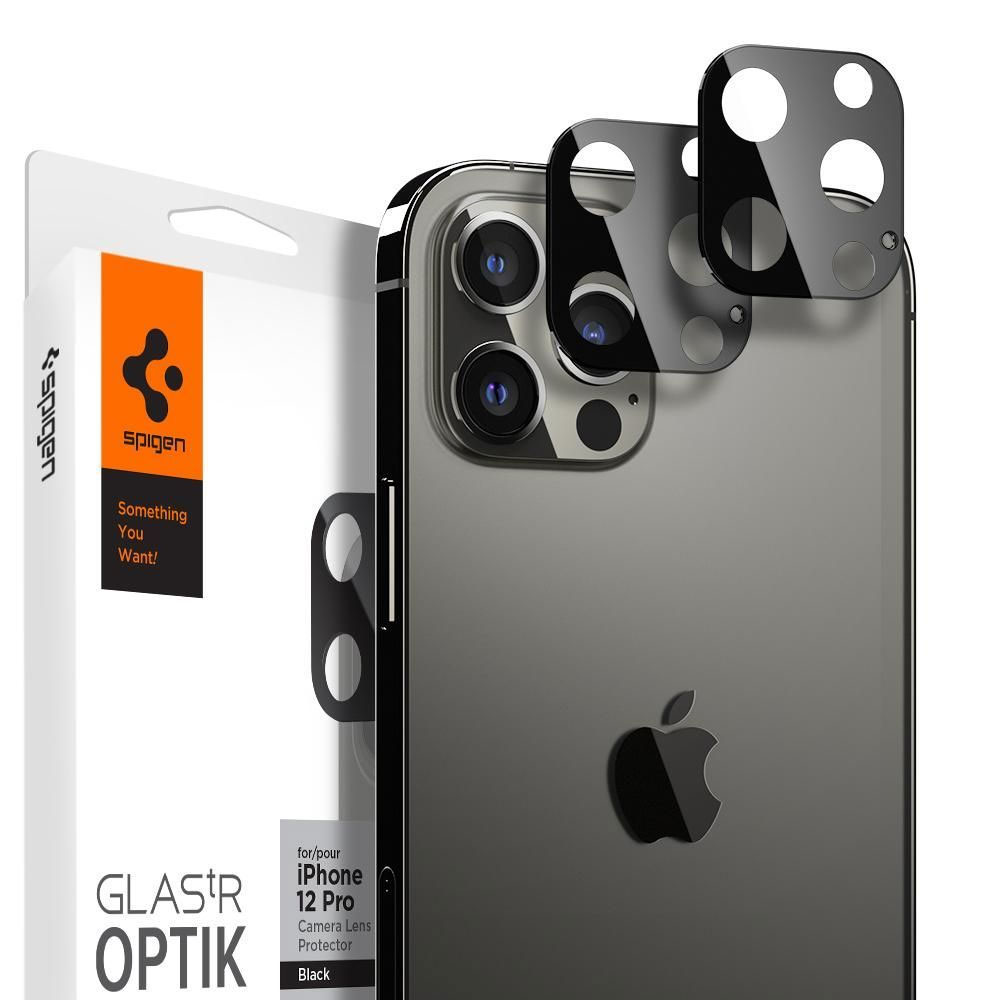 Spigen Temperoitu linssisuoja iPhone 12 Pro