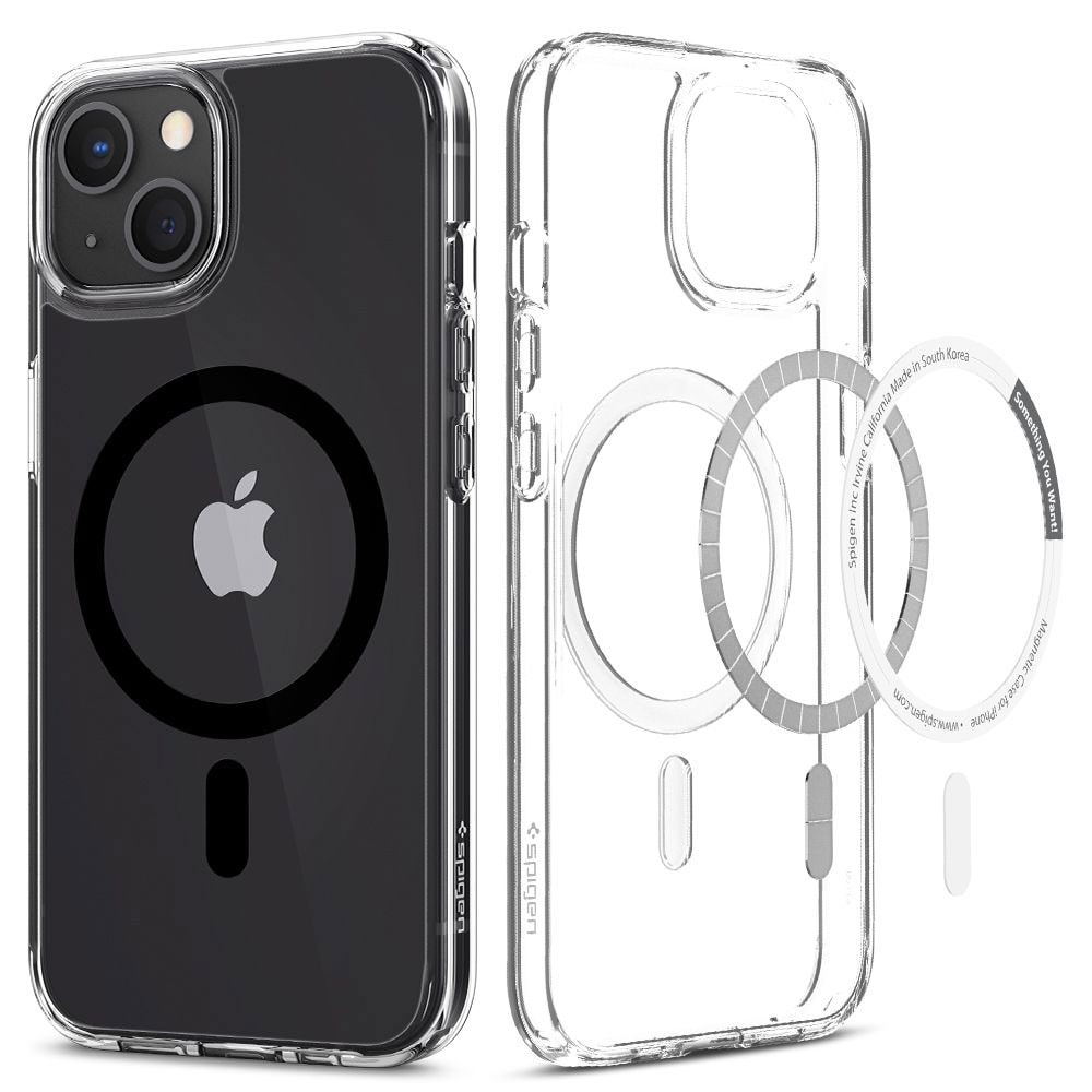 Spigen Ultra Hybrid MagSafe kuori iPhone 13 - Musta
