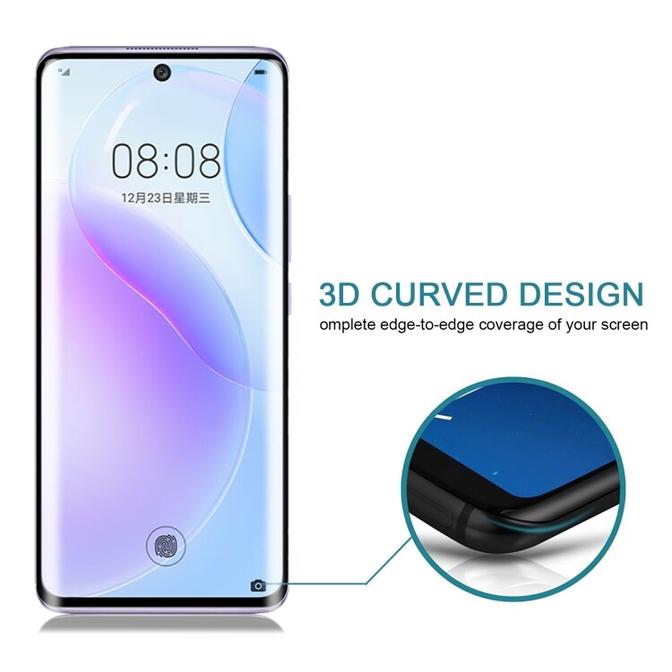 3D curved temperoitu näytönsuoja Huawei nova 8 5G / nova 9