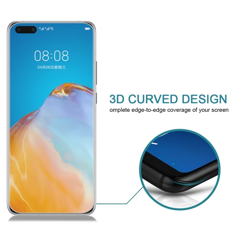 3D Curved Temperoitu näytönsoja Huawei P40 Pro