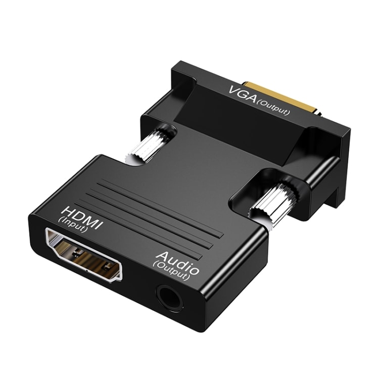 HDMI naaras - VGA-uros AUX-liitännällä